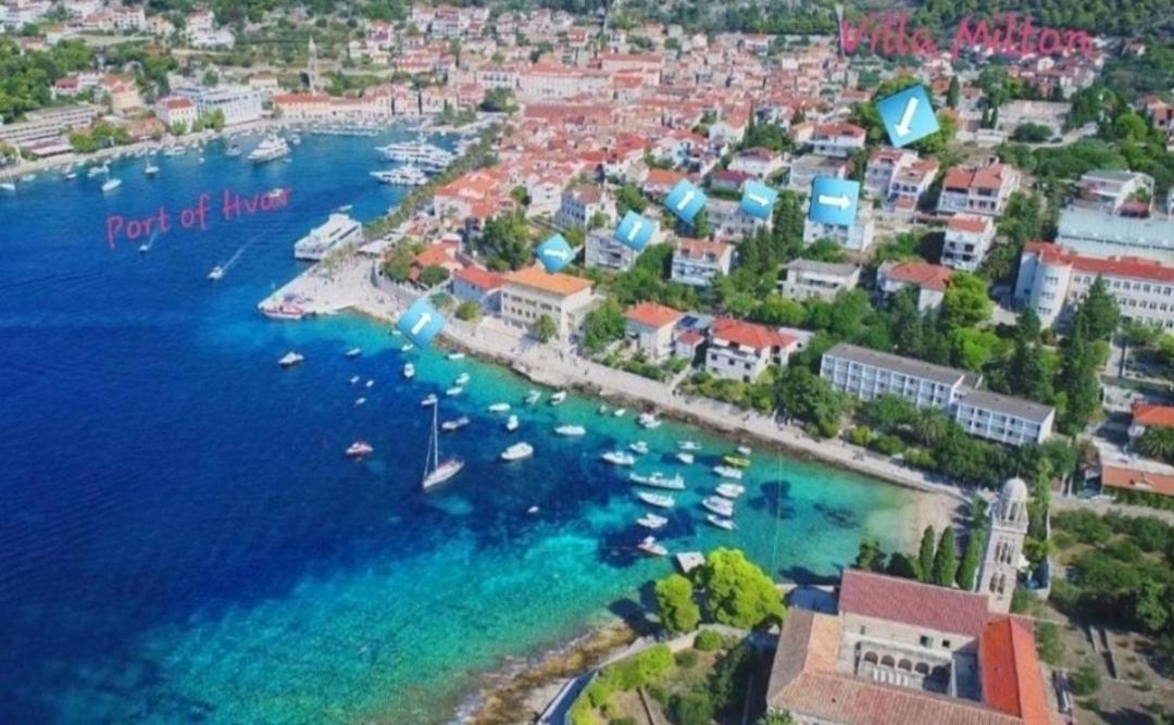 Villa Milton Hvar Hvar Town Dış mekan fotoğraf